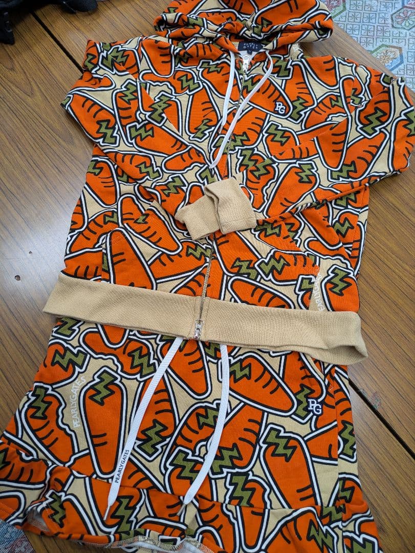 パーリーゲイツ　人参　セットアップ