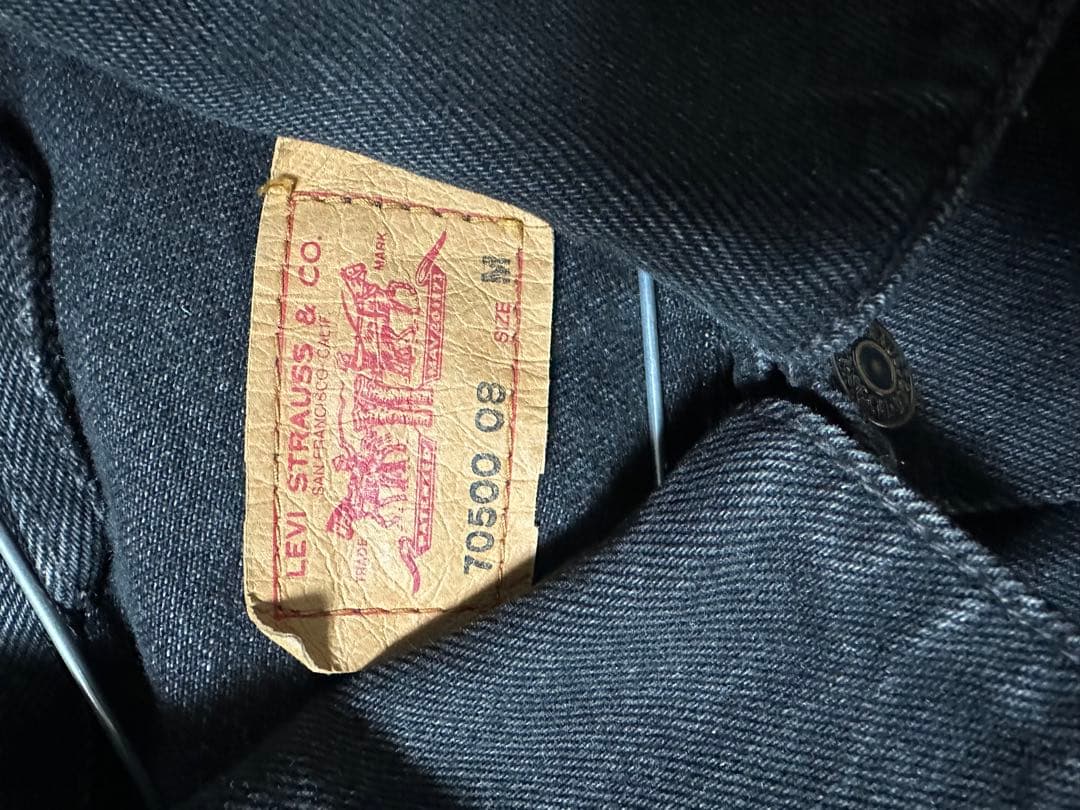 L*3様 Levi’s 90s 70500 ブラックデニムジャケット ユーロリー
