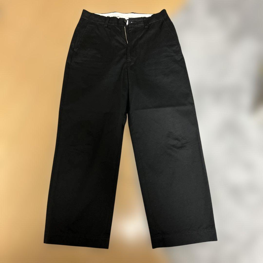 UNIVERSAL PRODUCTS ブラック ワイドパンツ サイズ1