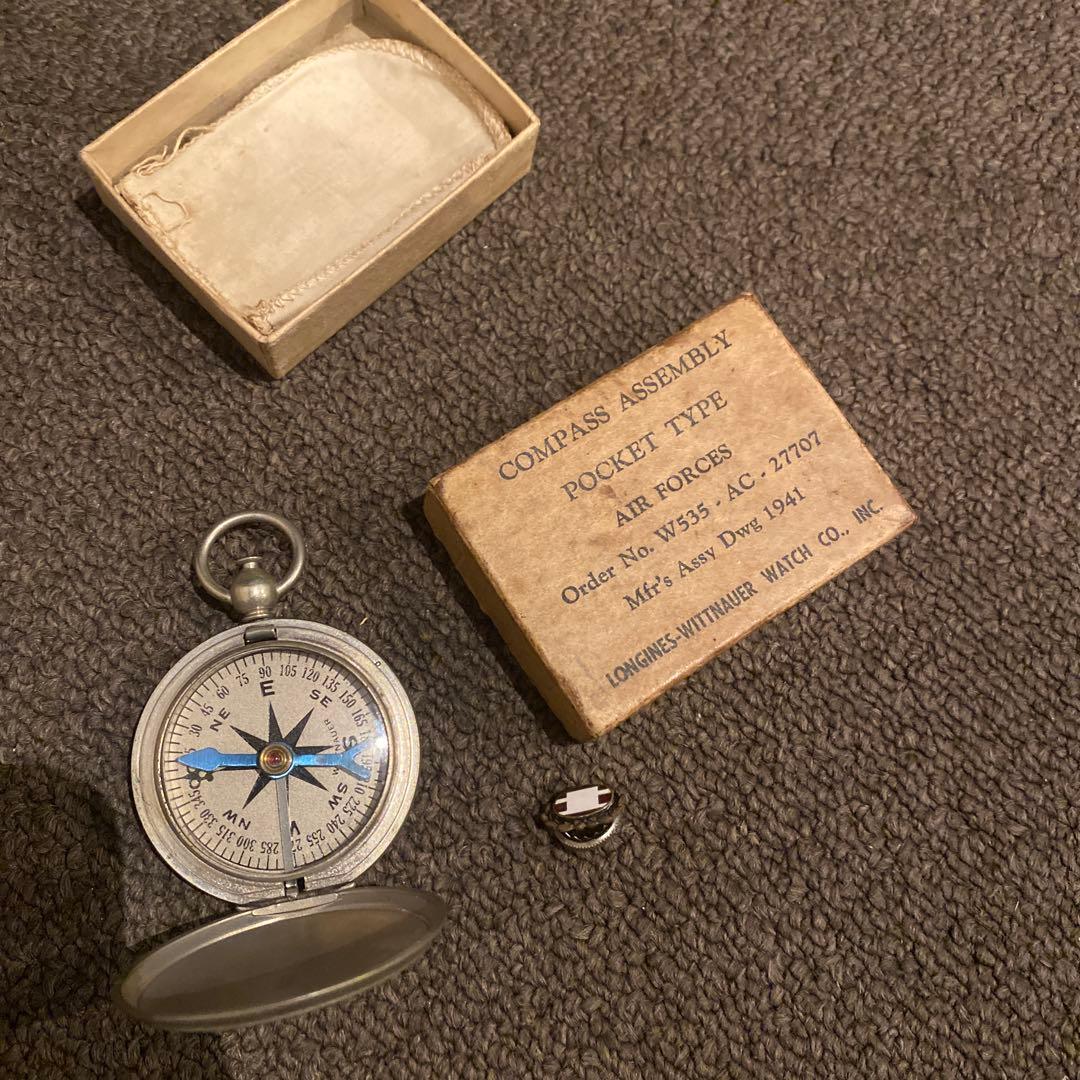 珍品！1941年製 アメリカ空軍　懐中コンパス