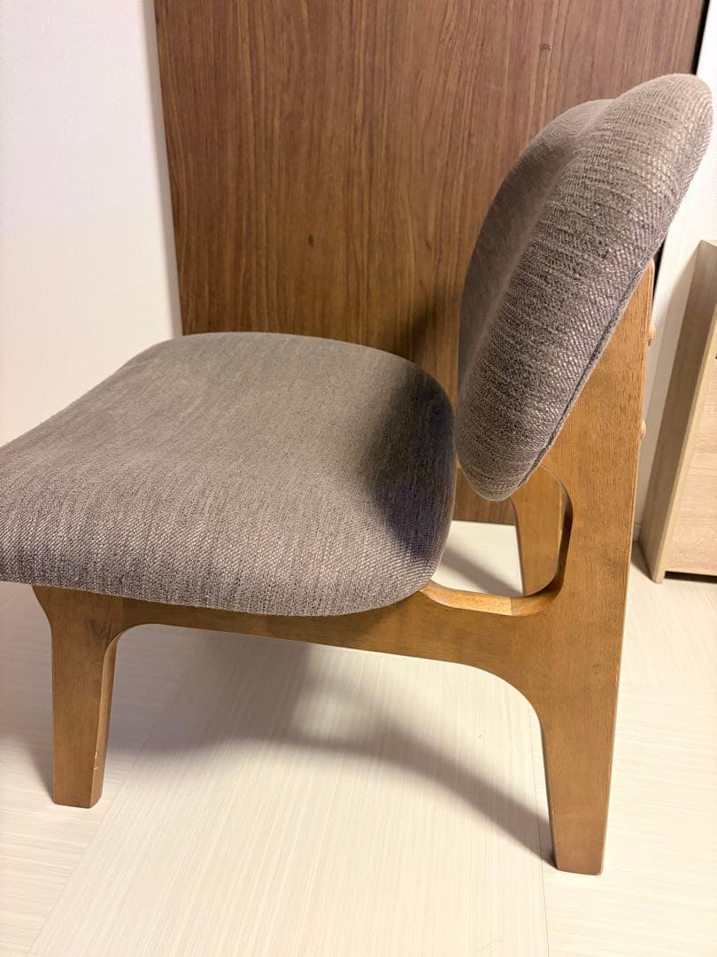 ニトリ　リラックスワイド　チェア　ブラウン 一脚