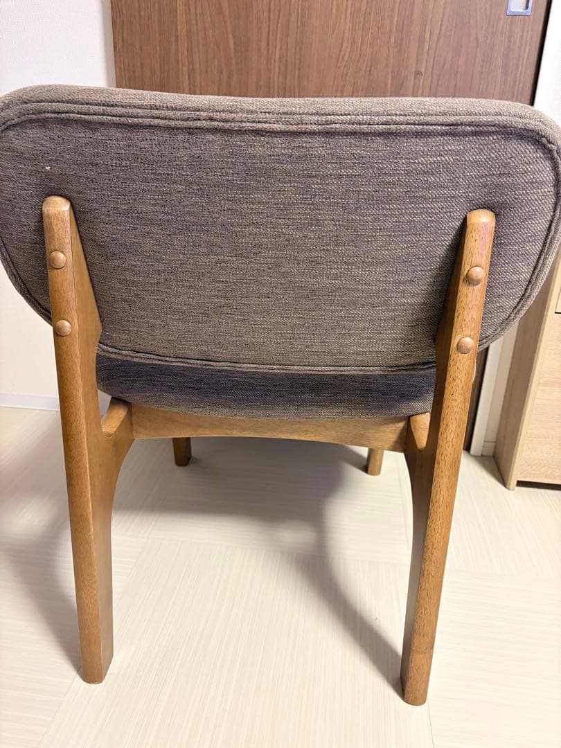 ニトリ　リラックスワイド　チェア　ブラウン 一脚