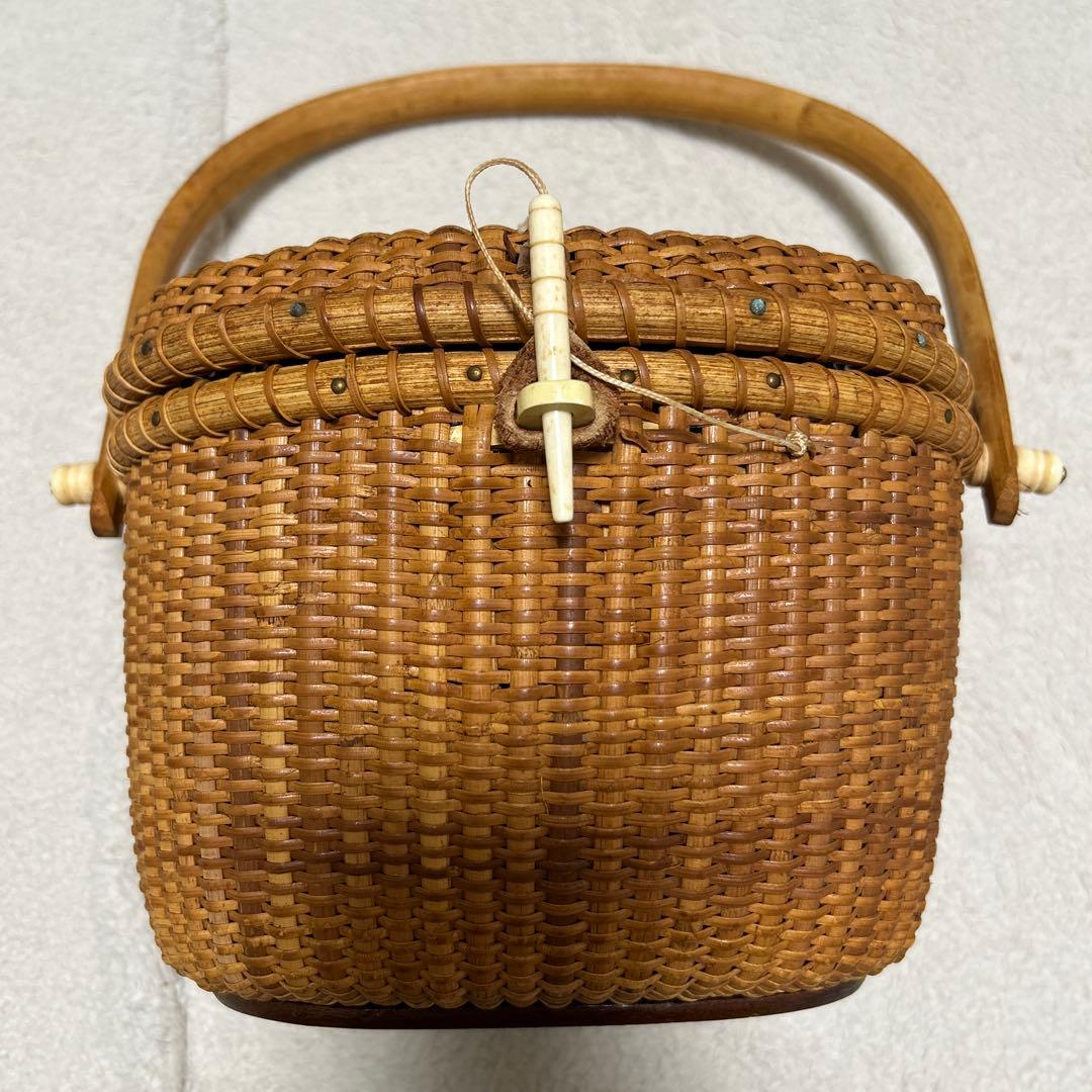 ナンタケットバスケット　Vintage Nantucket Basket