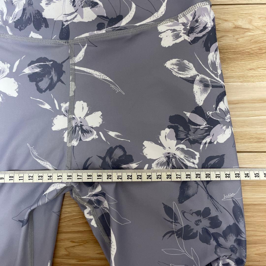 新品Julier フラワープリント ヨガパンツ Oサイズ