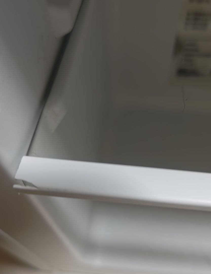 コンパクトホワイト冷凍庫 1段棚付き