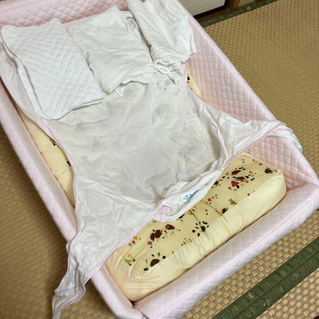 天使の寝床　おひなまき　おくるみ　ピンク