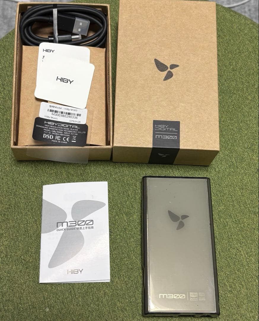 Hiby M300 デジタルオーディオプレーヤー ケース付き ほぼ新品