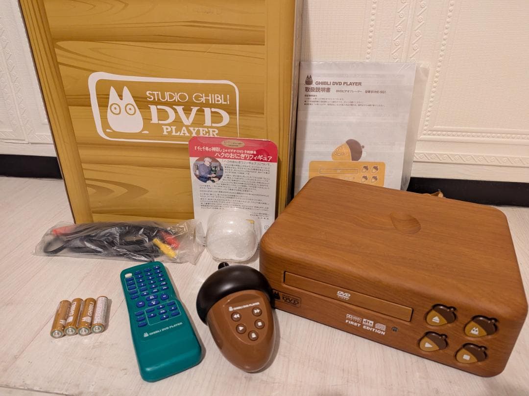 スタジオジブリ DVDプレーヤー BVHE-SG1 ハクのおにぎりフィギュア付き