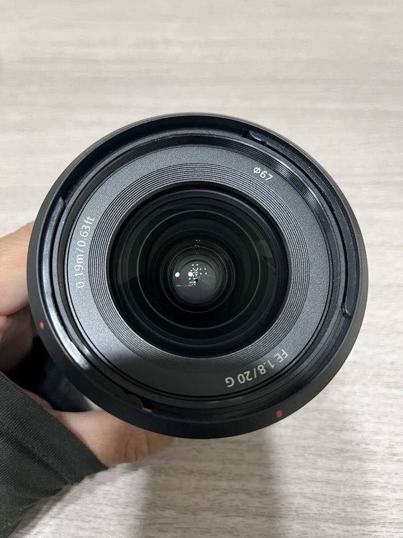 [未使用] SONY FE 20mm F1.8 G E-mount 保護レンズ付