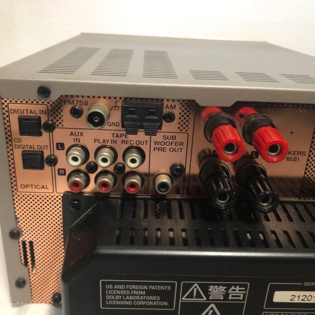 送料込★動作美品★KENWOOD RD-HD7MD リモコン付 CD/MD再生可