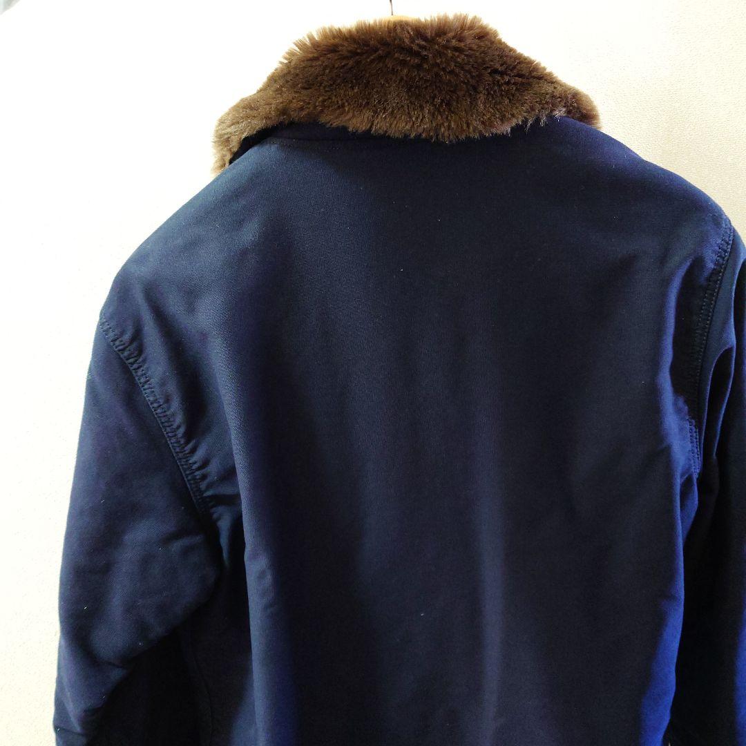 アルファインダストリーズ N-1 デッキジャケット M ネイビー ALPHA