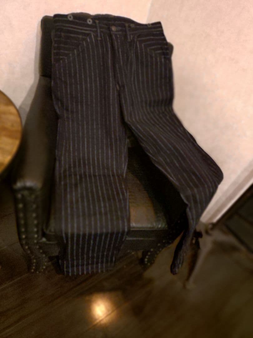 ストライプ　 ワークパンツ 32　フリーホイーラーズ　FREEWHEELERS