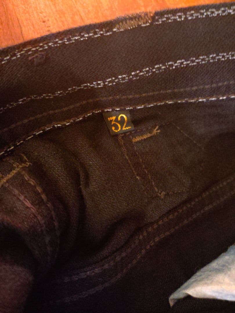 ストライプ　 ワークパンツ 32　フリーホイーラーズ　FREEWHEELERS