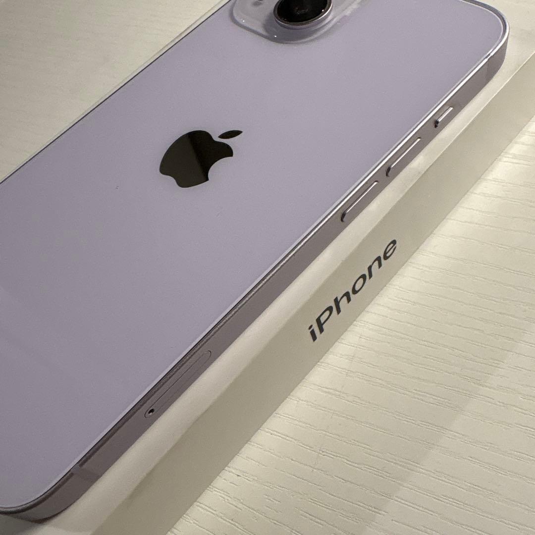 iPhone14 128GB パープル SIMフリー 極美品