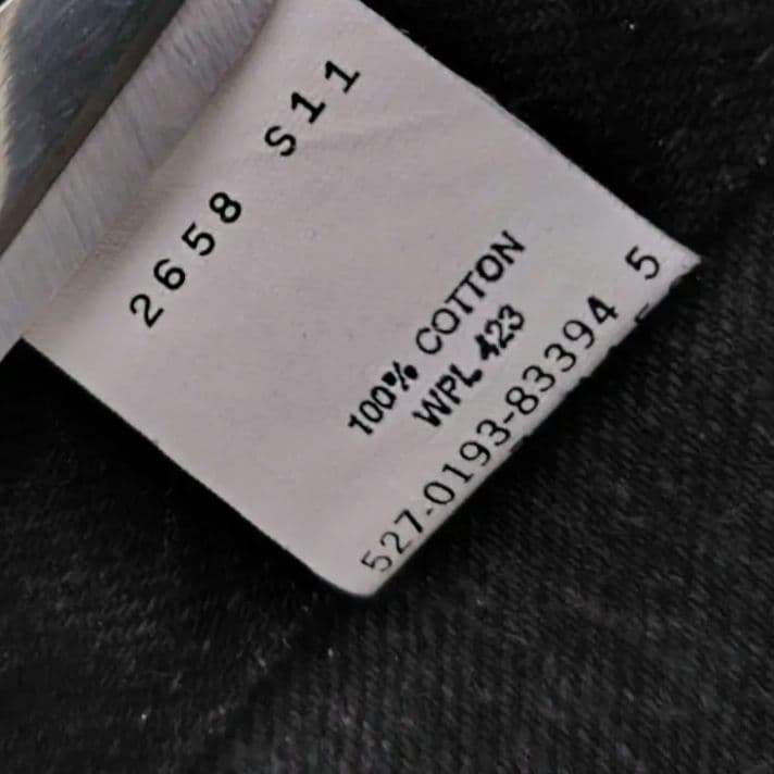 デッドストック　70507-4159　デニムジャケット　USA製　M　ブラック