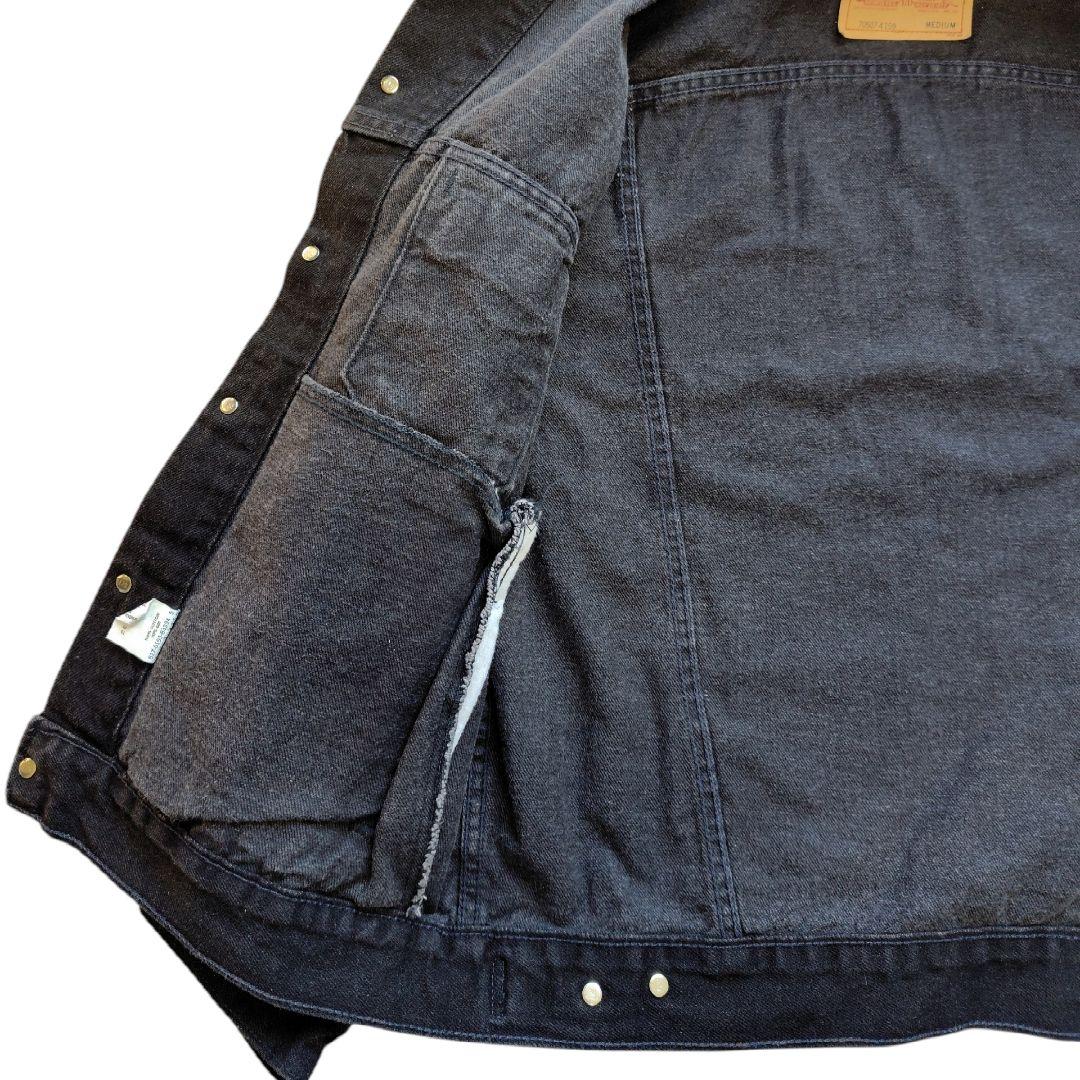 デッドストック　70507-4159　デニムジャケット　USA製　M　ブラック