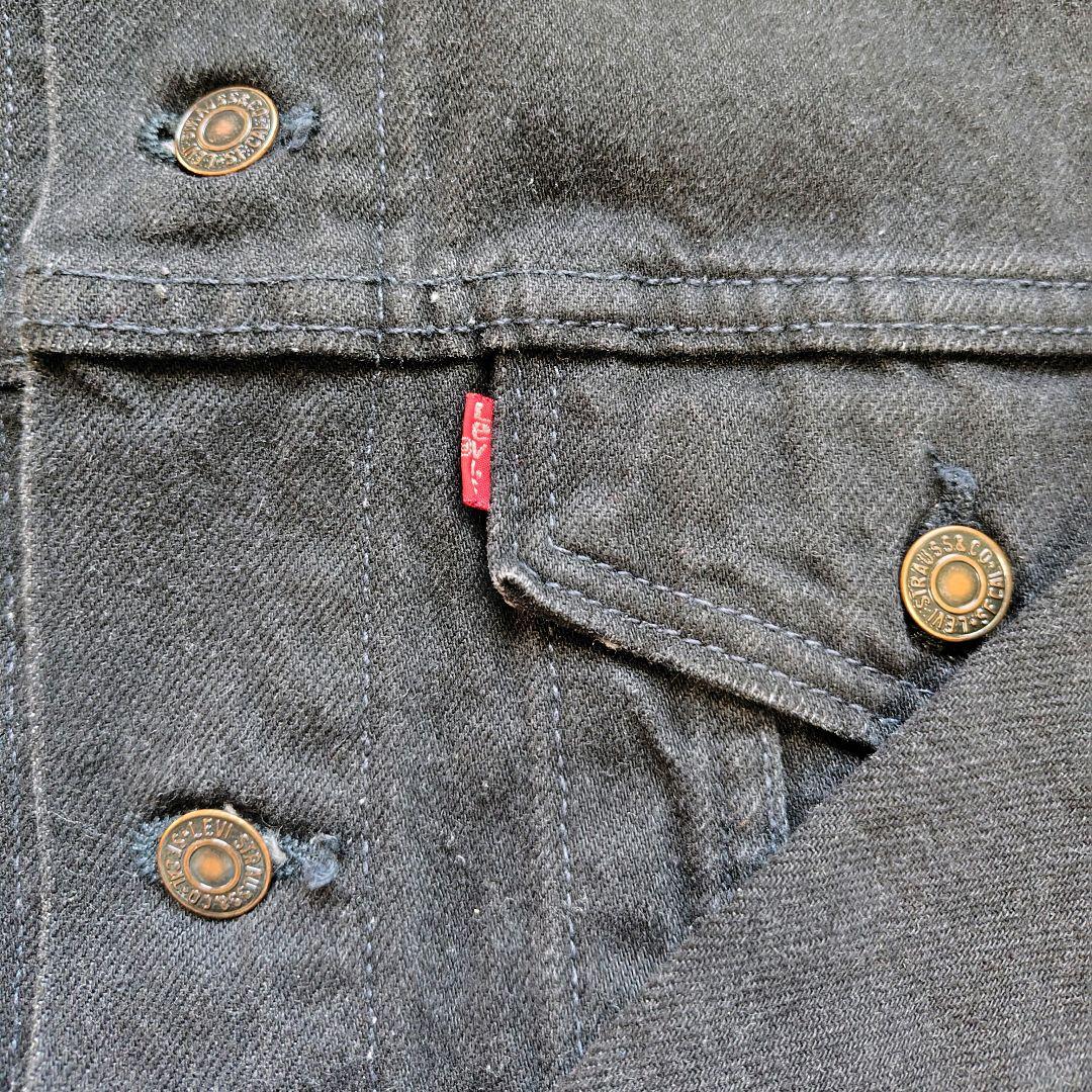 デッドストック　70507-4159　デニムジャケット　USA製　M　ブラック