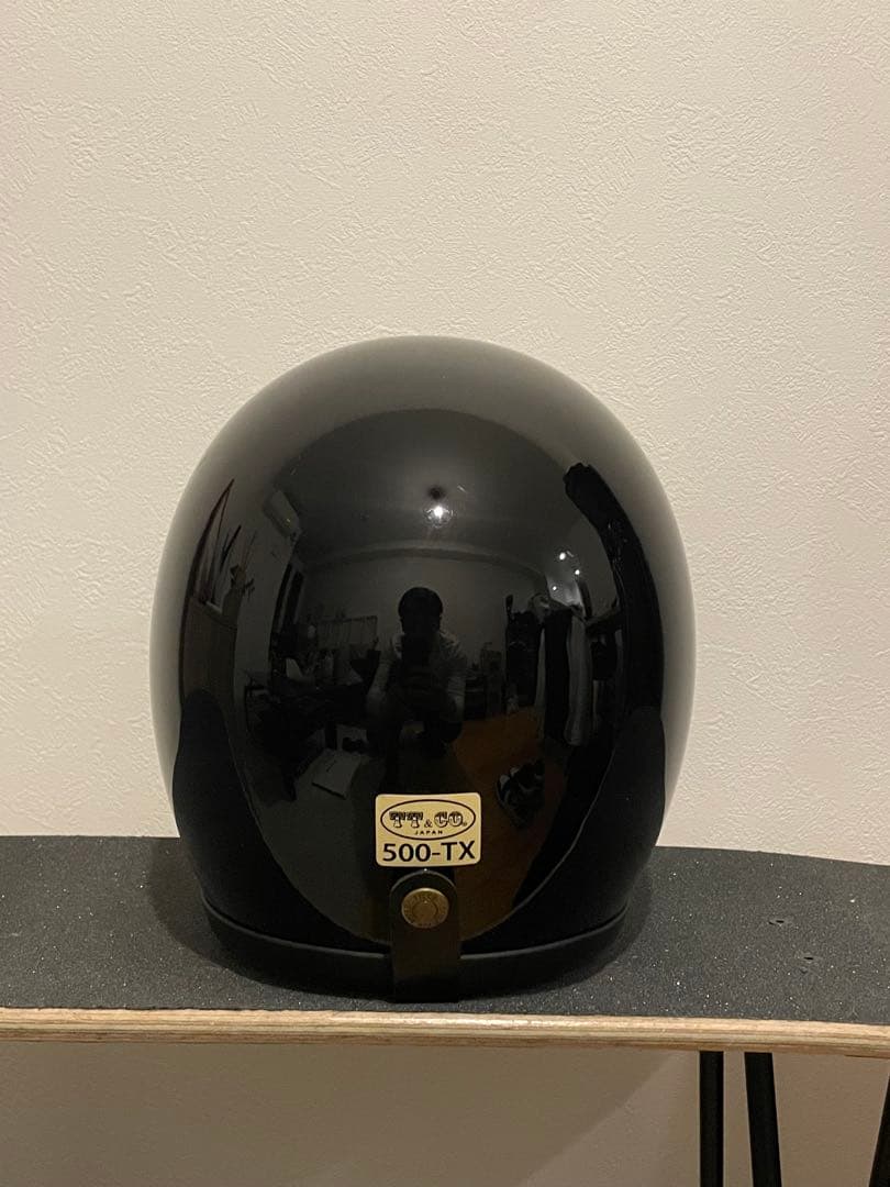 500-TX TT&CO 黒 ジェットヘルメット