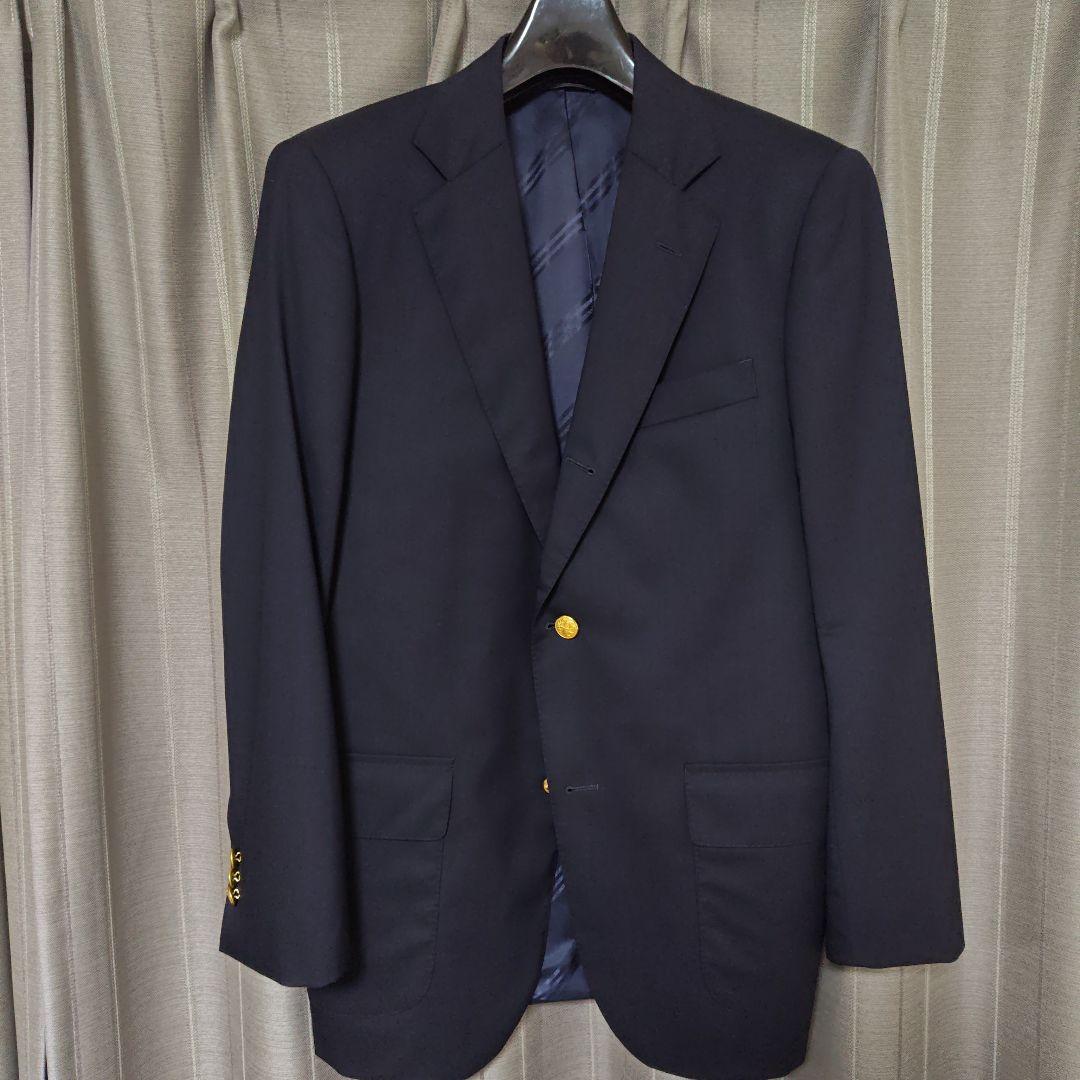 ブルックスブラザーズ38サイズ、ネイビー シングルブレスト ブレザー