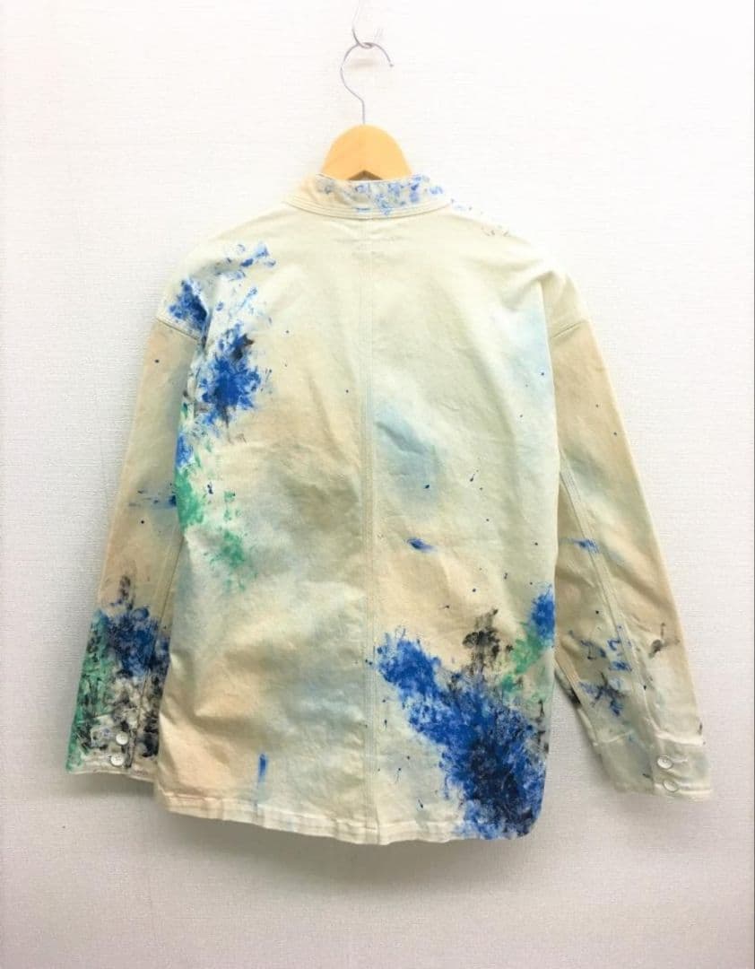 サスクワッチファブリックス ペイント加工ジャケット