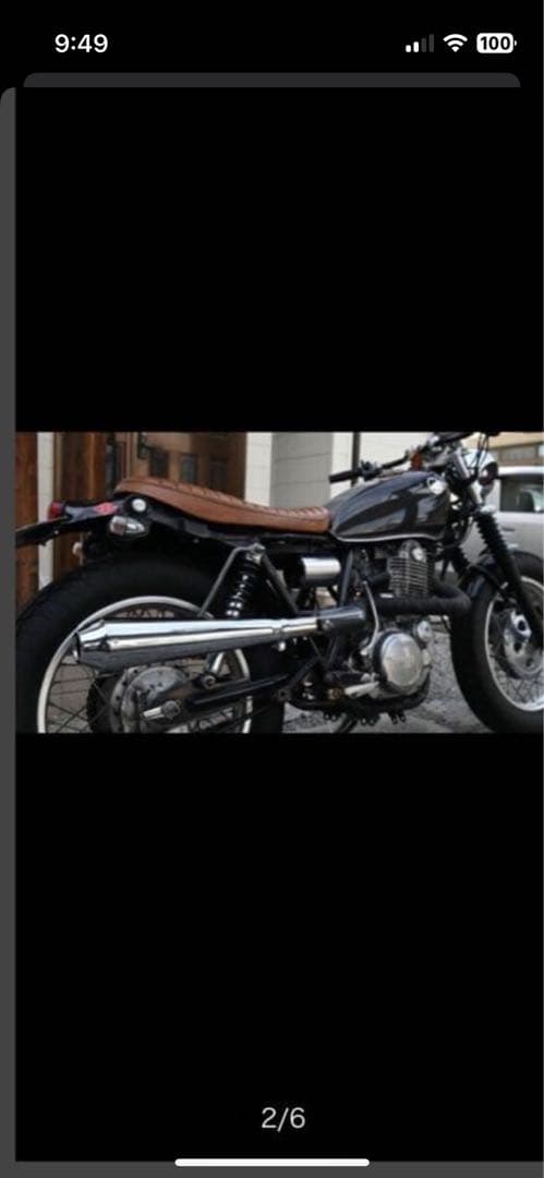 うにsr400キャブ車用 アップマフラー　サイレンサータイプ