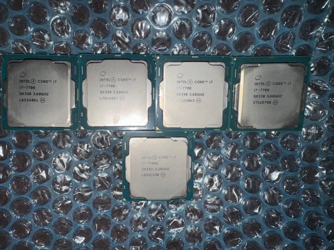 Intel cpu i7 7700k 7700 6700 セット
