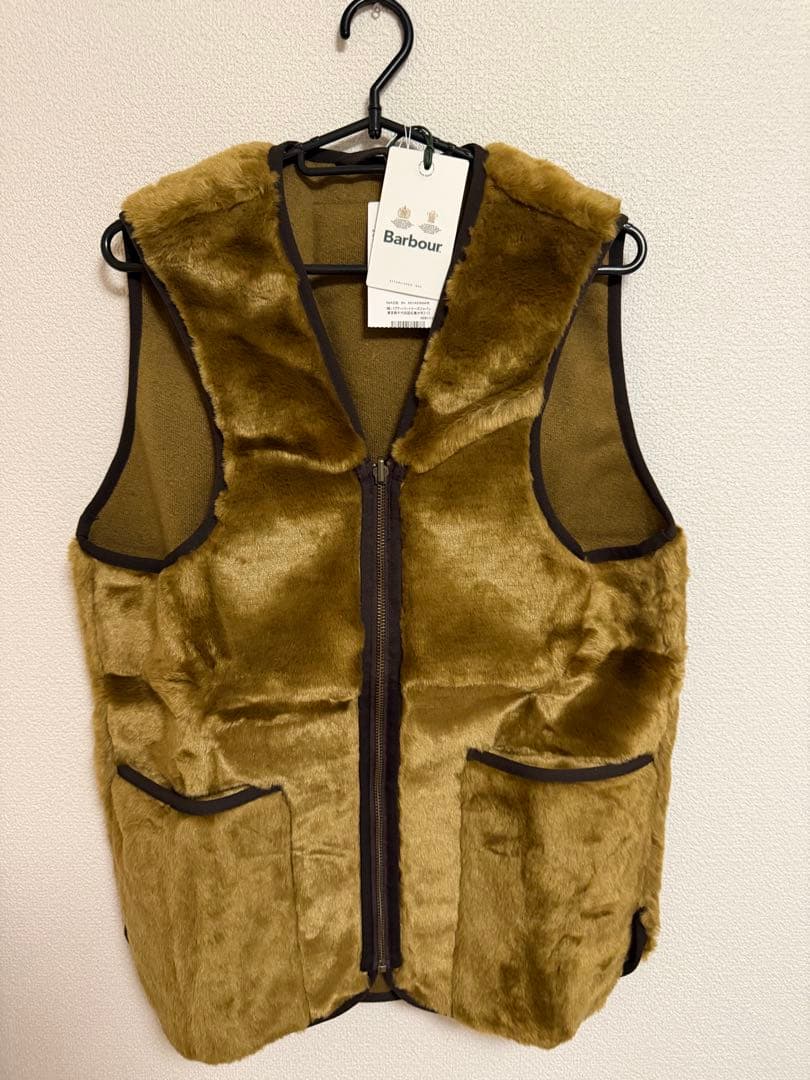 Barbour ブラウン ライナーベスト36サイズS 新品未使用品タグあり