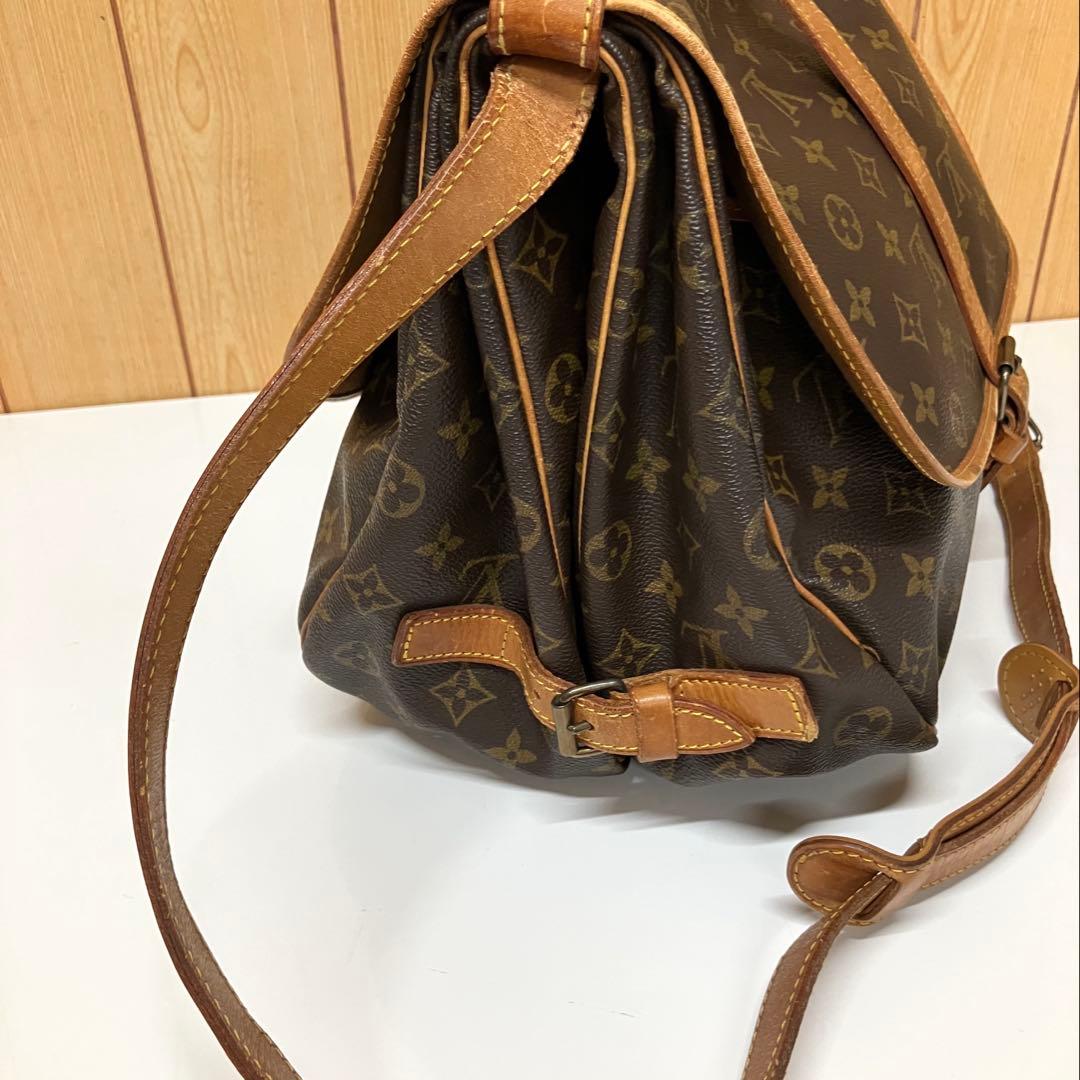 ES114 LOUIS VUITTON ルイヴィトン ソミュール35 モノグラム