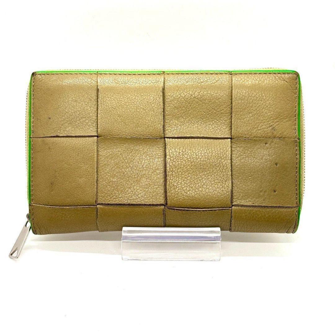 り*ん様 ボッテガヴェネタ　カセット イントレチャート 長財布 ラウンドファスナ