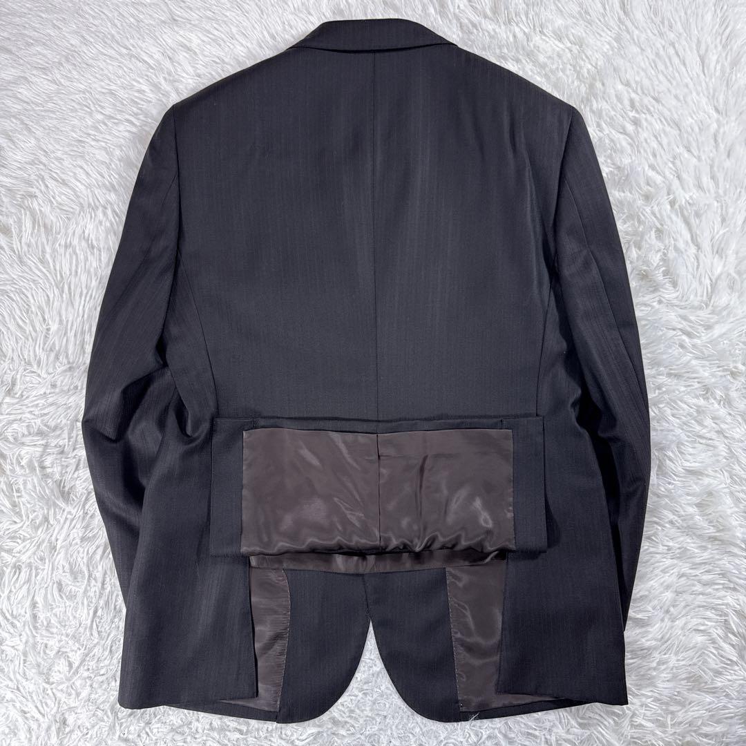 【イタリア生地】サヴィルロウ ドーメル セットアップスーツ ブラウン AB5