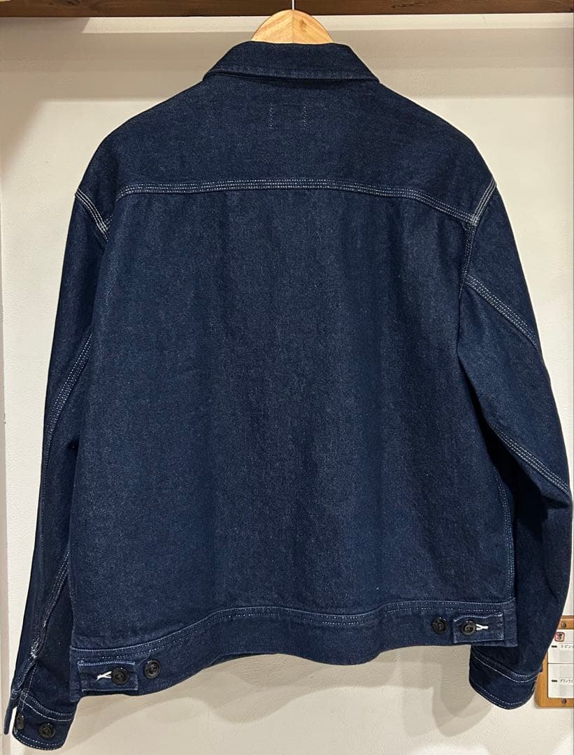 極美品　91-B デニム　ジップアップ　ジャケット　LM7302 lee 91b