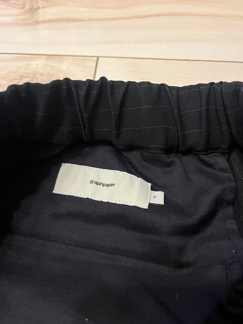 graphpaper 男子自身　スラックス　ワイドテーパードシェフパンツ