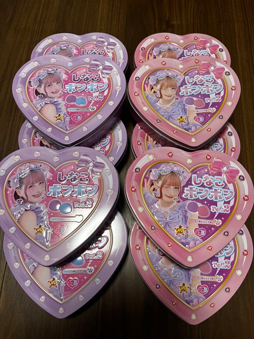しなこボンボン vol.2 16缶まとめ売り ピンク　パープル　ASMR しなこ
