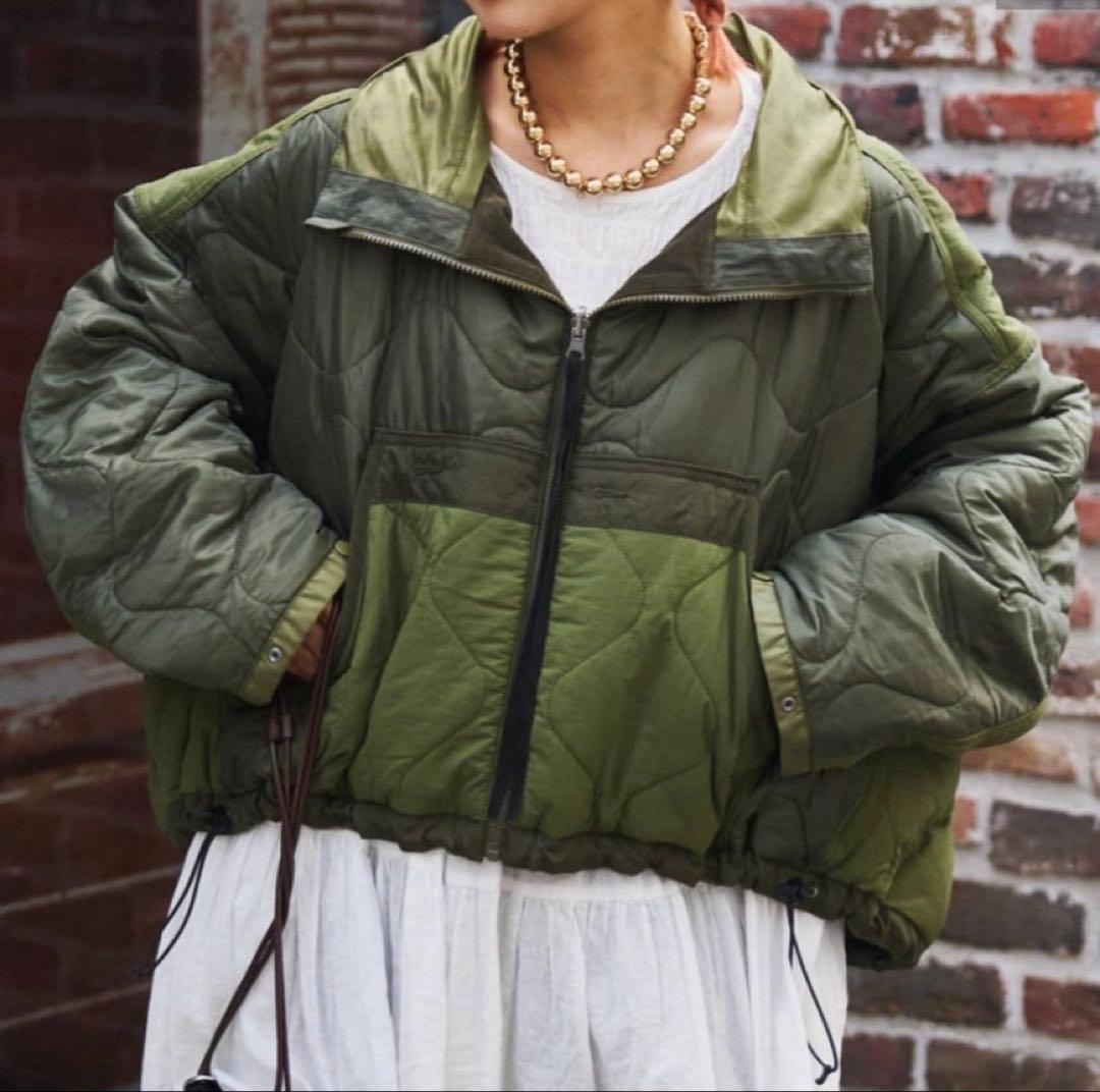 【etsinta】リバーシブル中綿ショートモンスタージャケット元値¥22,000