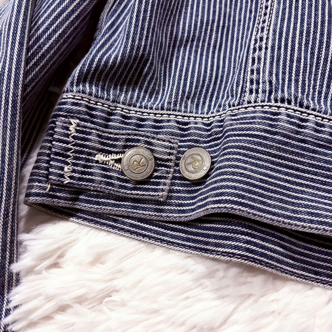 45rpm ヒッコリー ストライプ デニムジャケット Gジャン 45R サイズ1