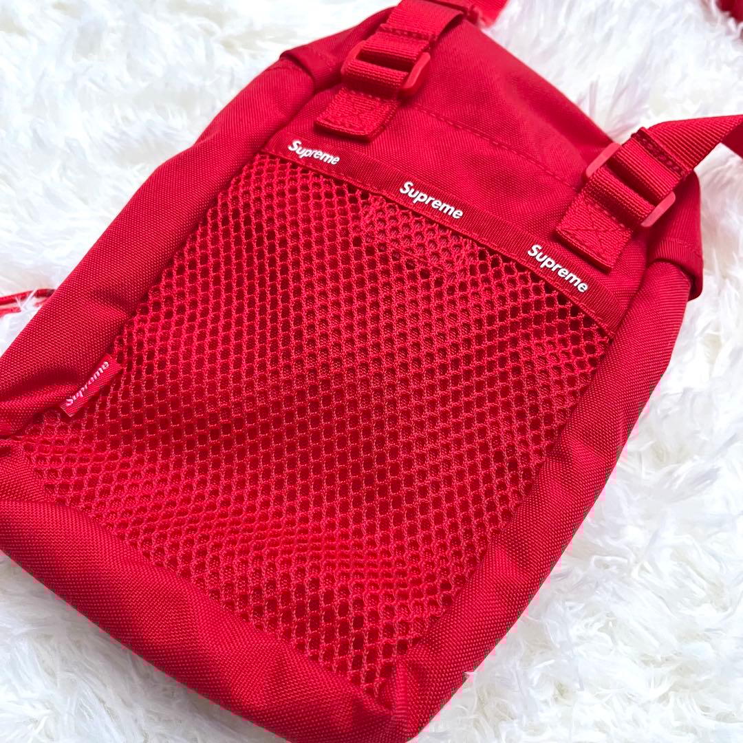 極美品✨ supreme ショルダーバッグ レッド ボックスロゴ 正規品 即発送