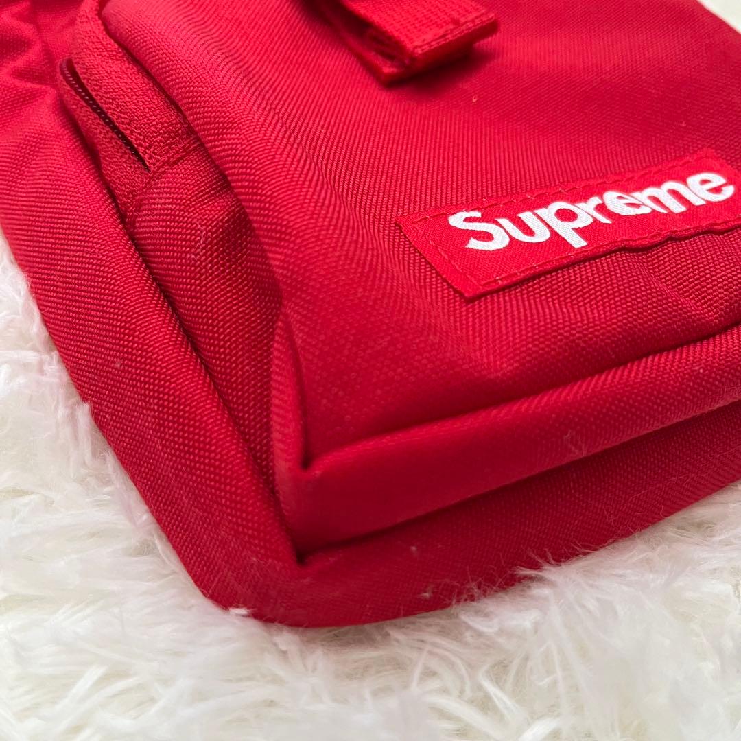 極美品✨ supreme ショルダーバッグ レッド ボックスロゴ 正規品 即発送