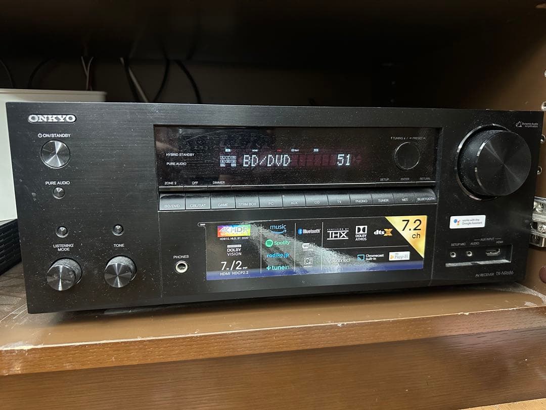 ONKYO AVアンプ 7.2チャンネル　TX-NR686(B)