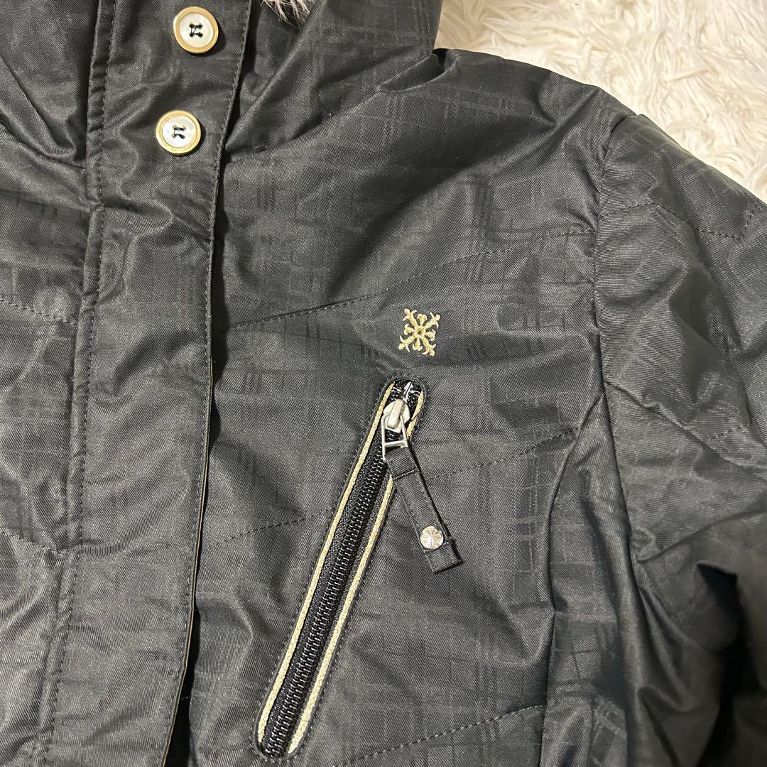 【美品】GOLDWIN ゴールドウィン スキーウェア 上下 黒 レディース L