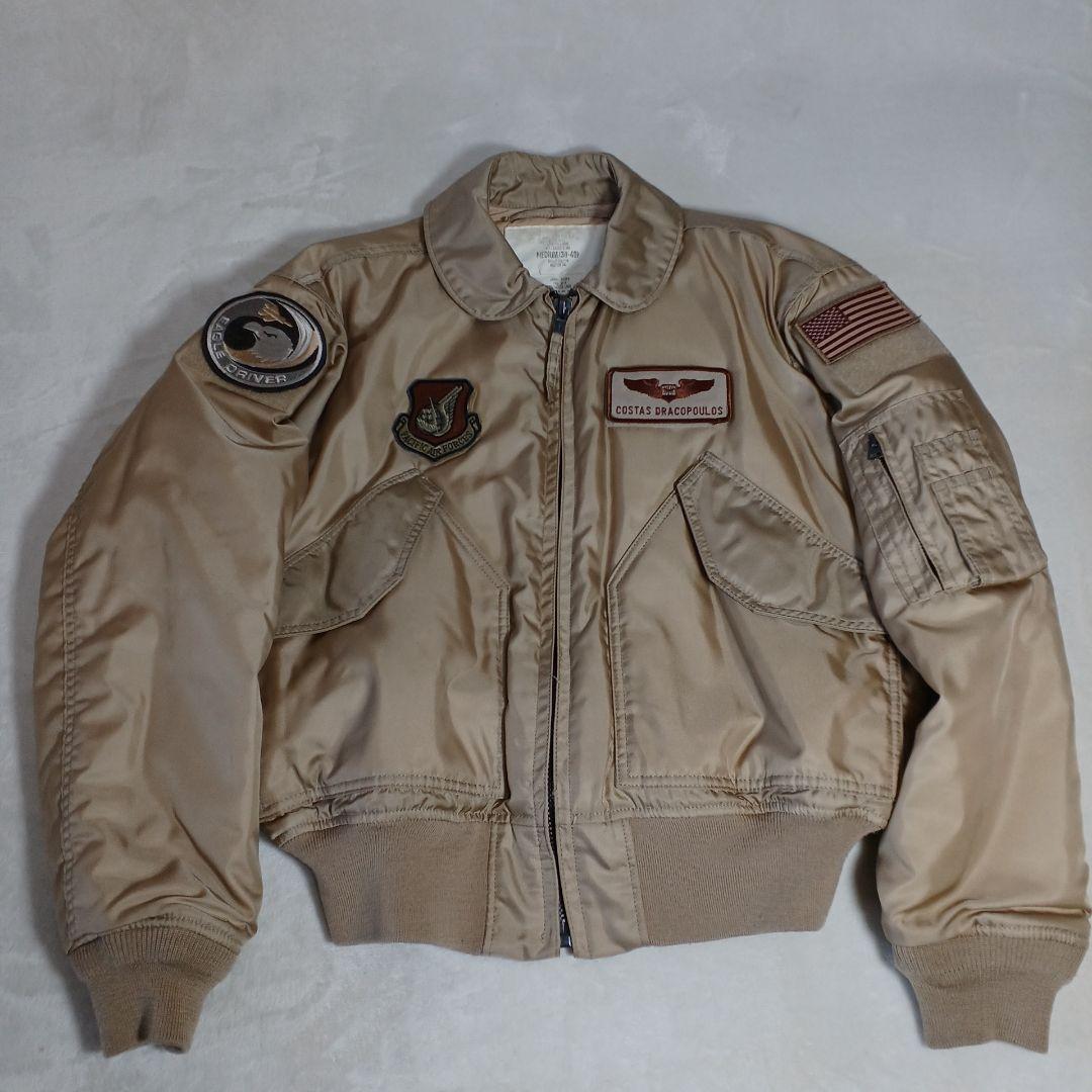 稀少　HOUSTON ヒューストン　CWU-45 フライトジャケット　タン　M