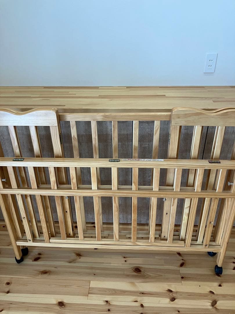 匿名配送　送料込み大和屋　折りたたみベビーベットFL パタン