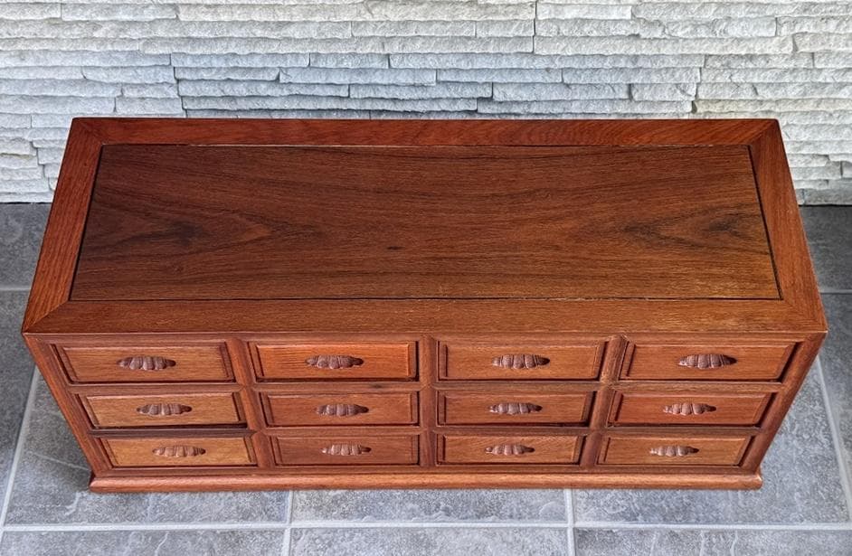 花梨　唐木　薬箪笥　小箪笥　ミニチェスト　小引出し　高級家具