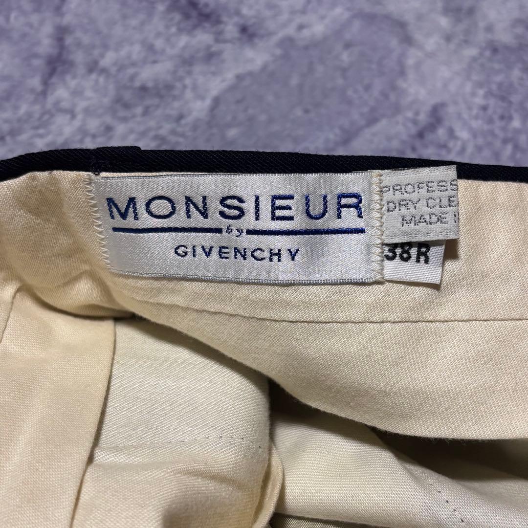 古着 GIVENCHY ジバンシー 3タック スラックス ウール ギャバ USA