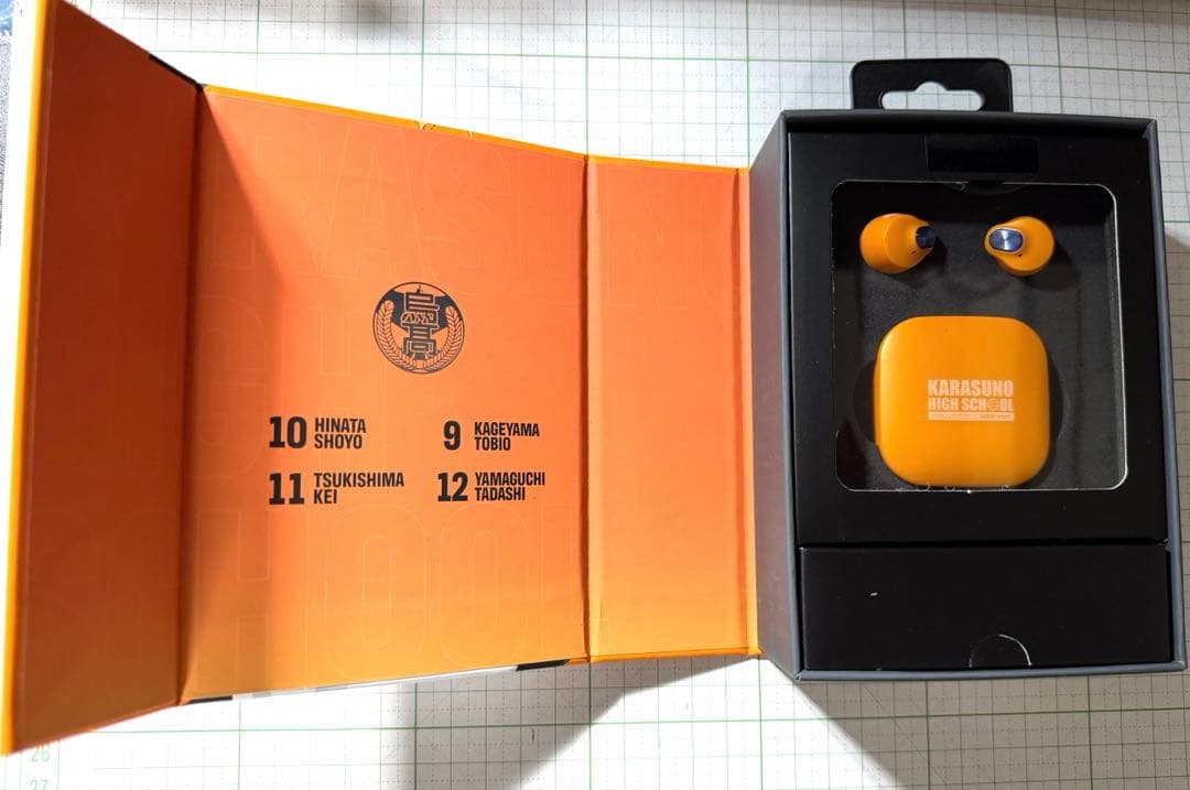 新品　AVIOT ワイヤレスイヤホン ハイキュー!! コラボ(烏野)