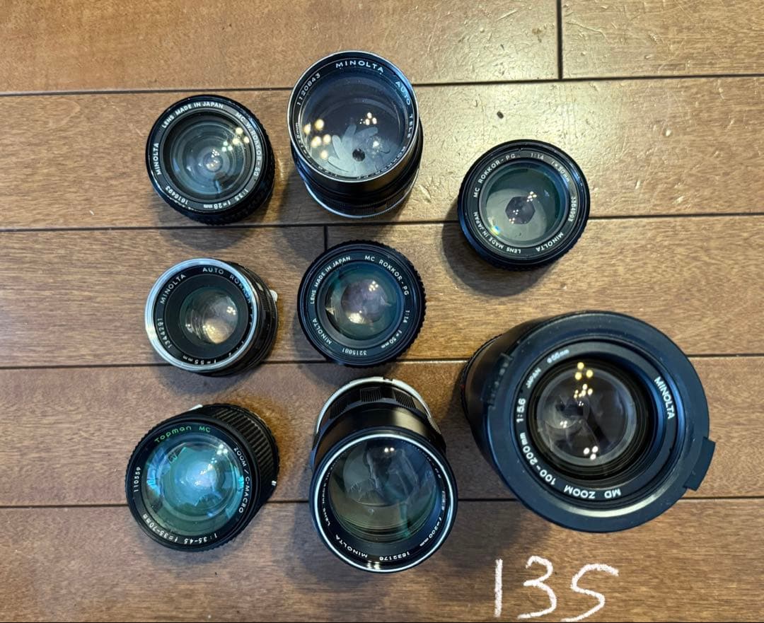 ミノルタ 単焦点レンズ ジャンクJ135