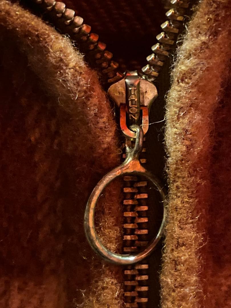 ビンテージ　70s Woolrich ハーフジップ　ジャケット　シャツ　チェック