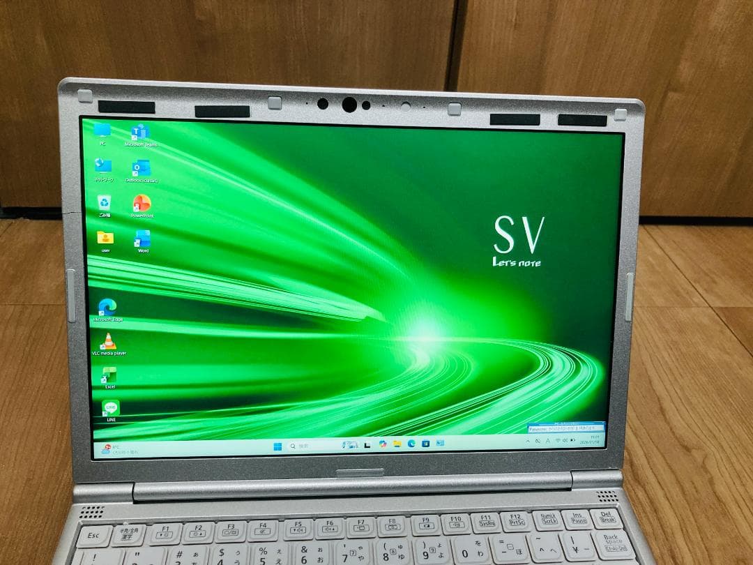 専用レッツノートSV8/256GB/8GB/OFFICE2021/バッテリ100