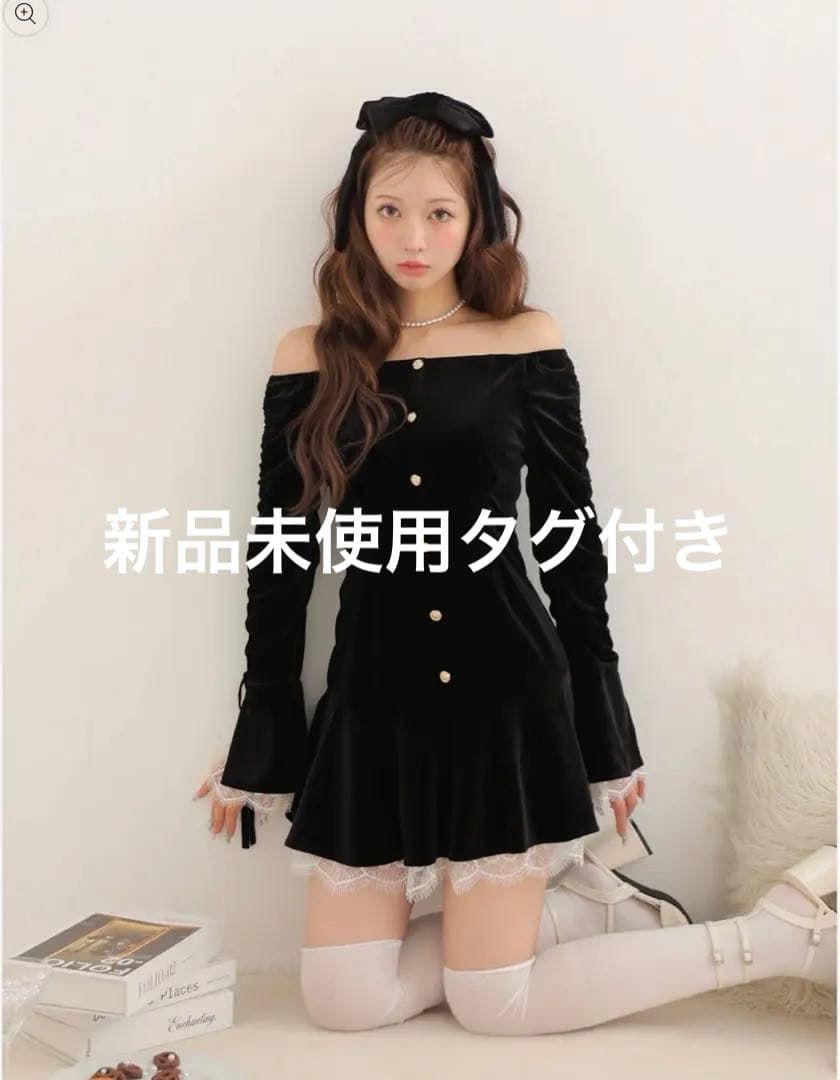 J*様 M me eme Classical velvet mini onepi