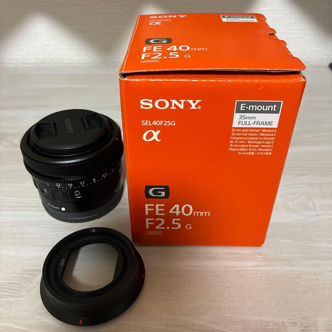 SONY FE 40mm F2.5 G 単焦点レンズ SEL40F25G