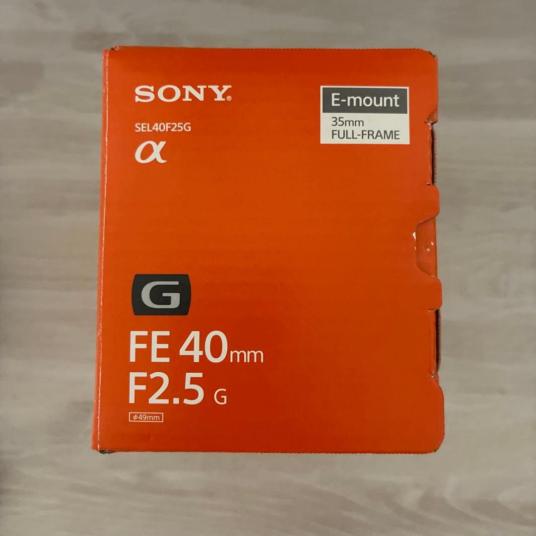 SONY FE 40mm F2.5 G 単焦点レンズ SEL40F25G